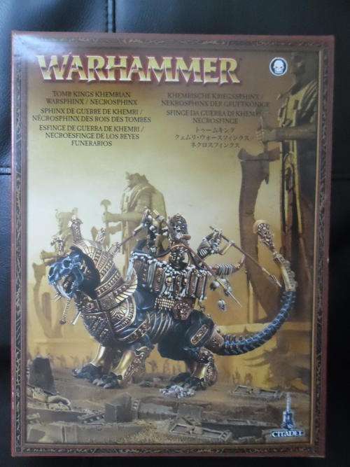 Warhammer/Gamesworkshop Tomb Kings Warsphinx / Necrosphinx