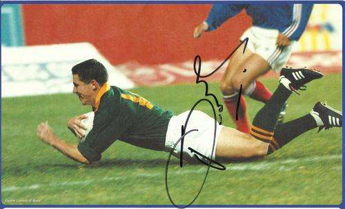 A4 AGFA PHOTO SA vs FRANCE- AUTOGRAPHED BY JAMES SMALL [See description+ Photo]