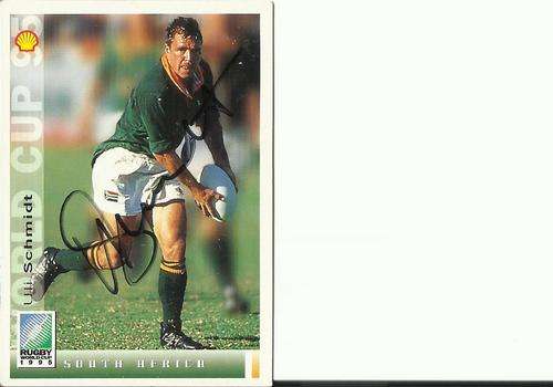 1995 RWC Uli Schmidt Trading Card (Original autograph)