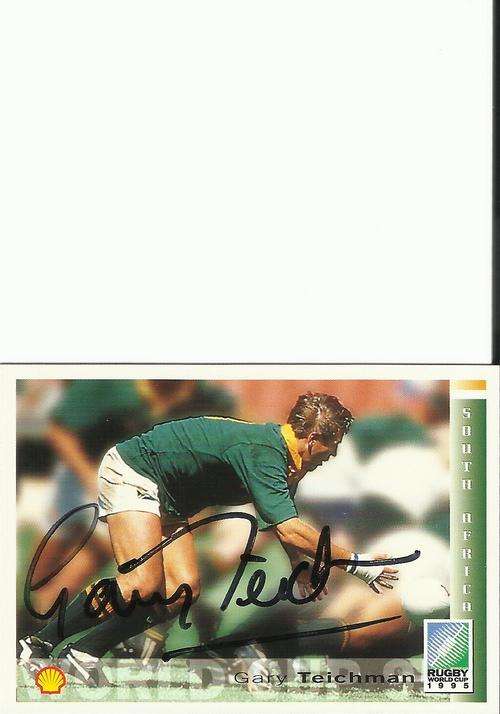 1995 RWC Gary Teichman Trading Card (Original autograph)