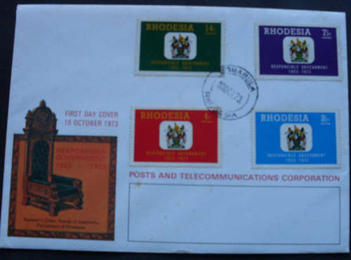 Rhodesia 1973, 10 October 50th Anniversary of Responsible Government