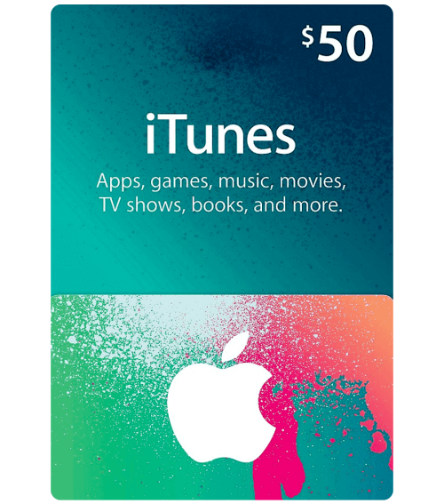 $50 Apple iTunes Gift Card (US) - INSTANT EMAIL DELIVERY