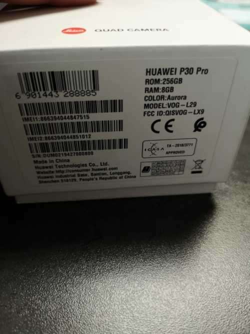 Huawei P30 Pro Dual Sim (256GB, Aurora) - 24 HOUR DELIVERY