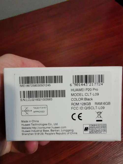 Huawei P20 Pro (128GB, Gray) - 24 Hour Delivery