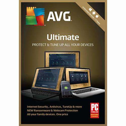 AVG Ultimate 2019 License (UNLIMITED Devices, 1 Year) - SUPER FAST DIGITAL DELIVERY