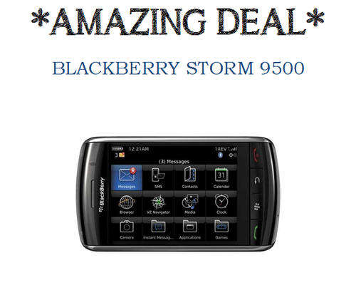 NEW - Blackberry Storm 9500 GPS 3MP
