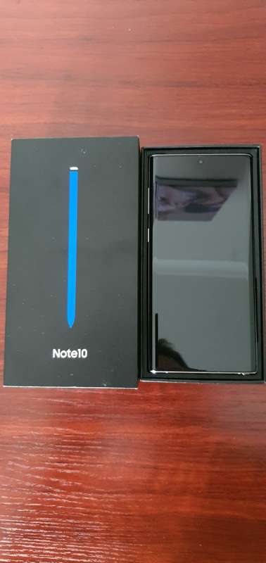 Samsung Note 10 Dual-Sim Smartphone (256GB, Aura Glow)