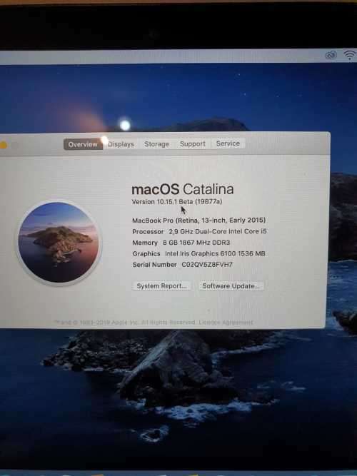 Apple MacBook Pro Retina 13 inch 2015 (Core i5 2.7ghz, 8GB RAM, 512GB Flash Storage)