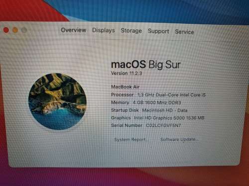Apple Macbook Air 11-inch | Core i5 | 4GB RAM | 128GB Storage | Quick Delivery