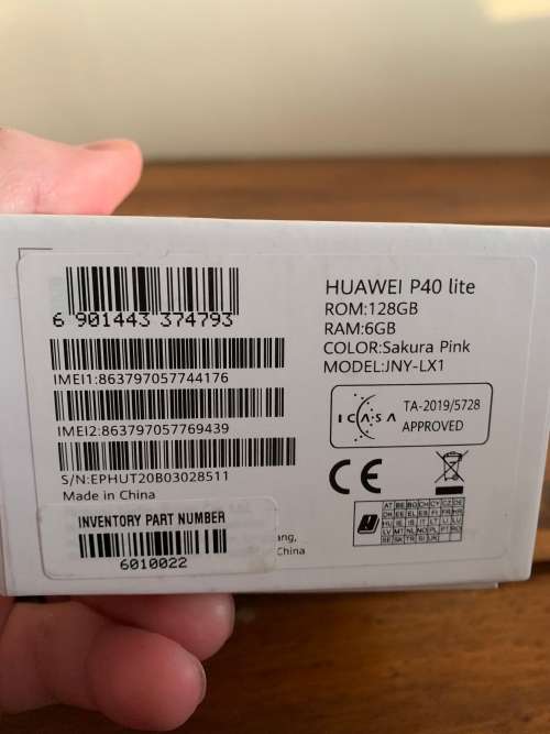 Huawei P40 Lite Dual-Sim | 128GB | 6GB RAM | Sakura Pink | Quick Delivery