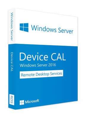 Windows Server 2016 Remote Desktop RDS Licenses - 50 Users / Devices