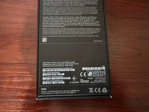 Apple iPhone 12 Pro | 256GB | Pacific Blue | Quick Delivery