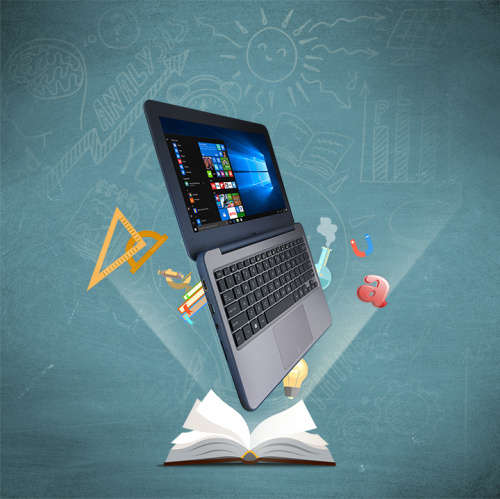 ASUS W202NA Laptop | 11.6-Inch | Intel N3350 |  64GB | 4GB RAM | Dark Blue | R30 Delivery