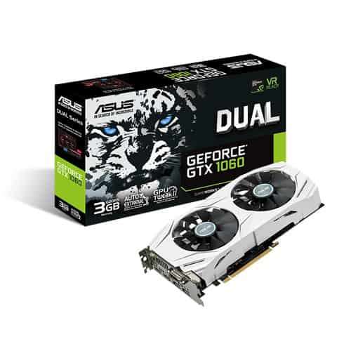 Asus Dual Geforce GTX 1060 3GB Graphics Card
