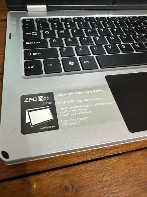 LifeDigital Zed Note II 2 in 1 Laptop | 13.3 inch Touch | 1080p | R30 Delivery