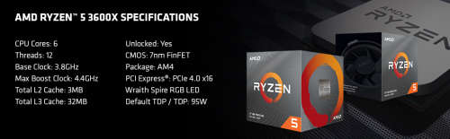 AMD Upgrade Combo |  Ryzen 5 3600x + MSI X570-A PRO | 16GB DDR4 | R30 Delivery
