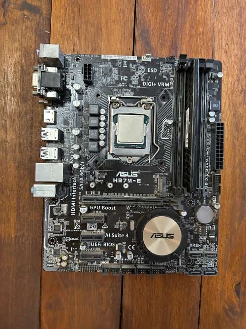 Intel Upgrade Combo |  Core i7-4690K + Asus H97M-E | 4GB DDR3 | R30 Delivery