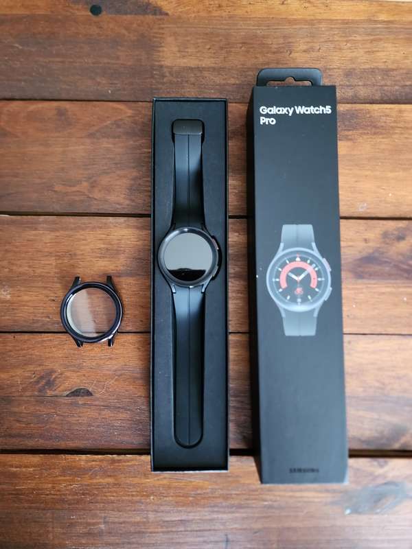 Samsung Galaxy Watch 5 Pro | 45mm | Bluetooth + GPS | Black Titanium | R30 Delivery