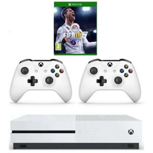NEW Xbox One S 1TB Bundle (2x Controllers + Fifa 18) 24Hour Delivery