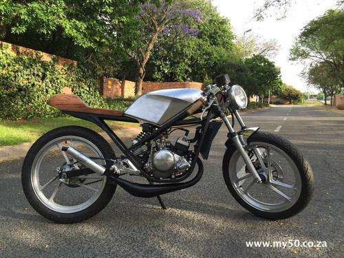 Vintage Custom Suzuki RG 50cc Cafe Racer