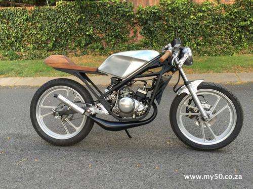 Vintage Custom Suzuki RG 50cc Cafe Racer