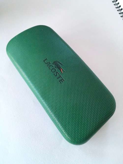 LACOSTE SUNGLASSES CASE AND POUCH ONLY( no sunglasses)