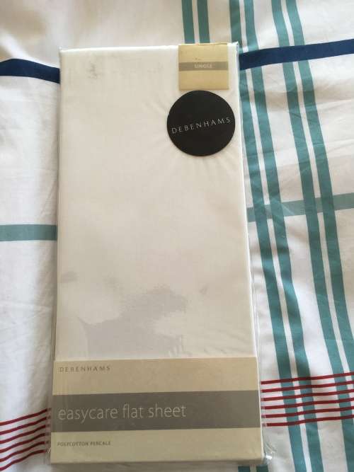SINGLE FLAT  SHEET  - BRAND NEW