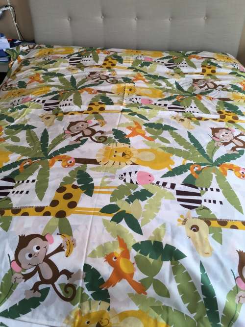 WILD ANIMALS DOUBLE DUVET COVER SET - FOR BOYS
