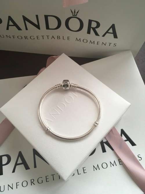 Pandora Silver Collier Bracelets - Brand New - 17cm Long