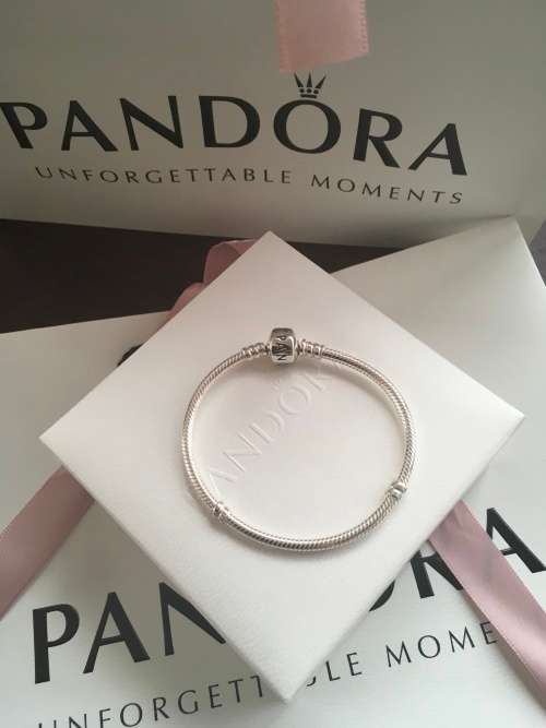 Pandora Silver Collier Bracelets - Brand New - 17cm Long