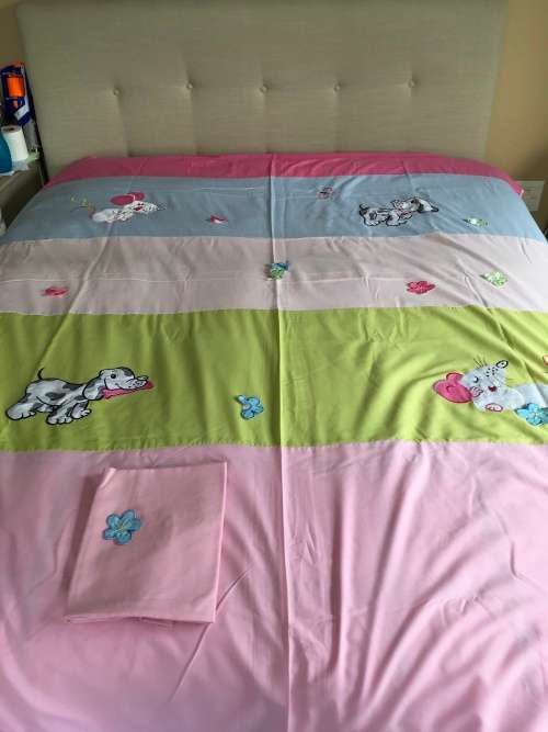 DOUBLE DUVET COVER SET - FOR GIRLS
