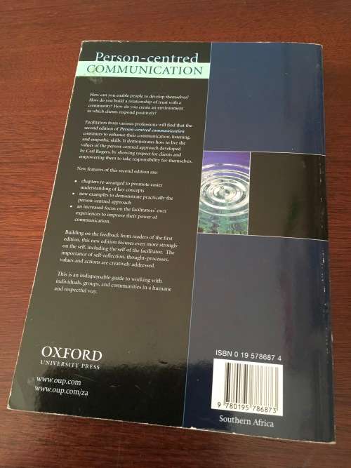 Person - Centred Communication/ Theory and Practice - Second Edition