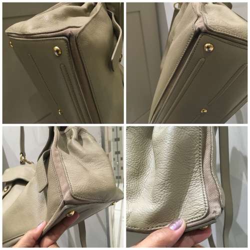 Yves Saint Laurent MUSE TWO Bag in Stone/ Ivory  - 100% Authentic / Free Overnight Delivery