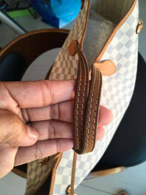 Authentic LOUIS VUITTON Neverfull GM Damier Azur Tote Bag