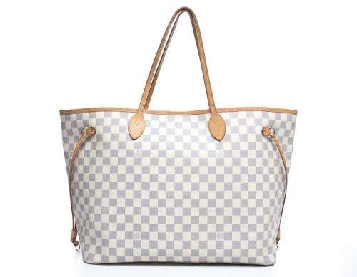 Authentic LOUIS VUITTON Neverfull GM Damier Azur Tote Bag