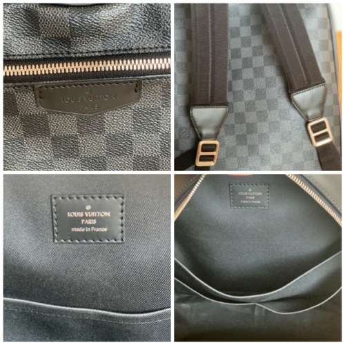 LOUIS VUITTON Damier Graphite Josh Backpack Bag - PRISTINE CONDITION