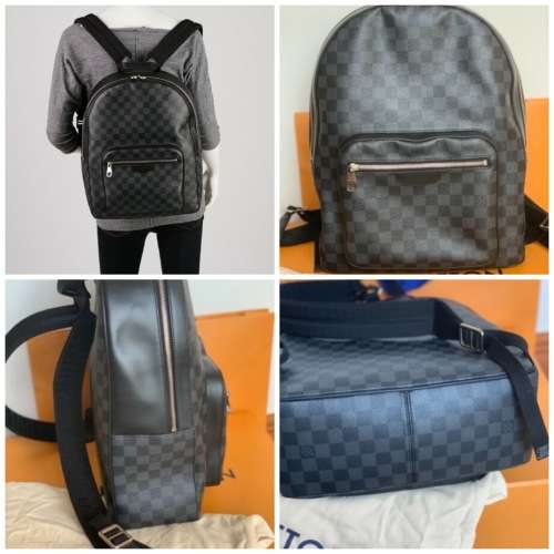LOUIS VUITTON Damier Graphite Josh Backpack Bag - PRISTINE CONDITION