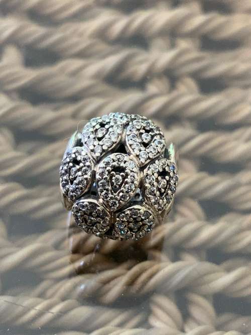 Pandora Cascading Glamour Charm with Clear Cubic Zirconia