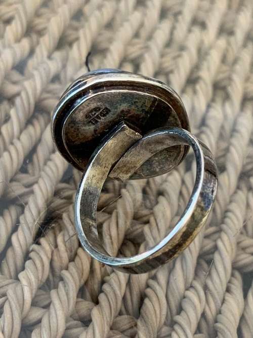 MABE PEARL SILVER RING - Beautiful