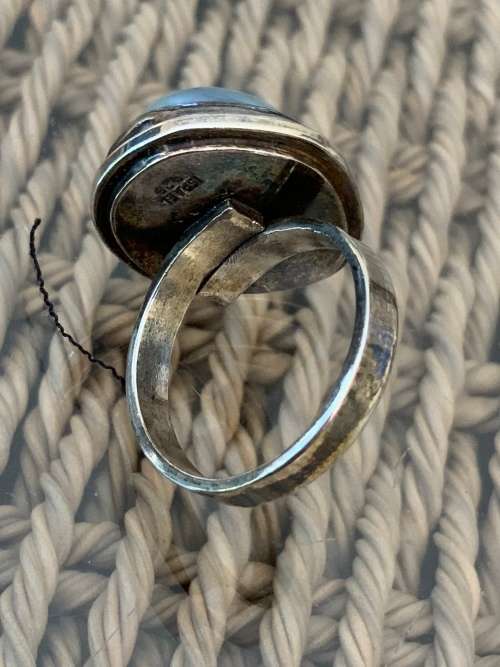 MABE PEARL SILVER RING - Beautiful