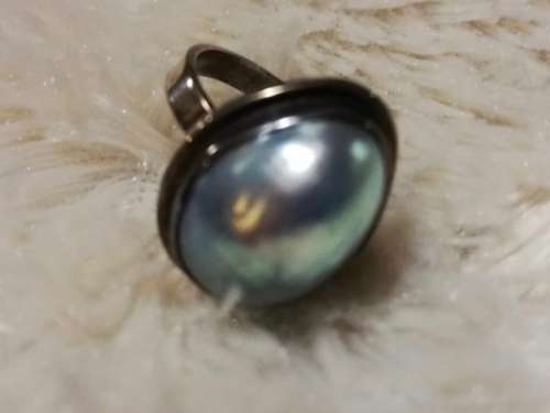MABE PEARL SILVER RING - Beautiful