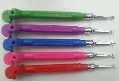 METAL LOOM HOOKS WITH MINI LOOM TOOLS