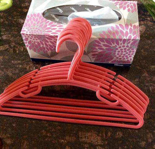 Unisex Children's Hangers form K-MART - 6pcs / pack - PINK