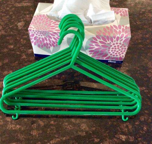 Unisex Children's Hangers form K-MART - 6pcs / pack - GREEN