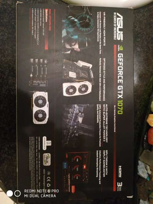 Asus GTX 1070 8Gb