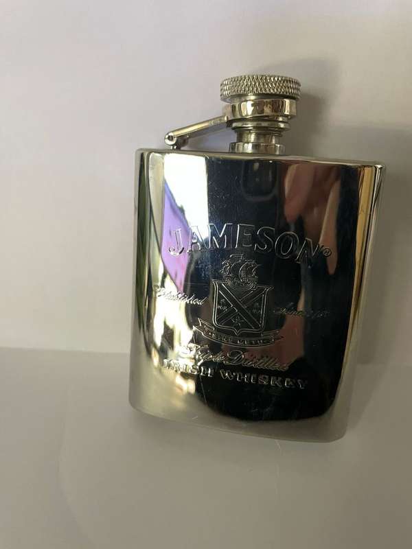 Jameson Flask - (medium )- good condition - great collectors item