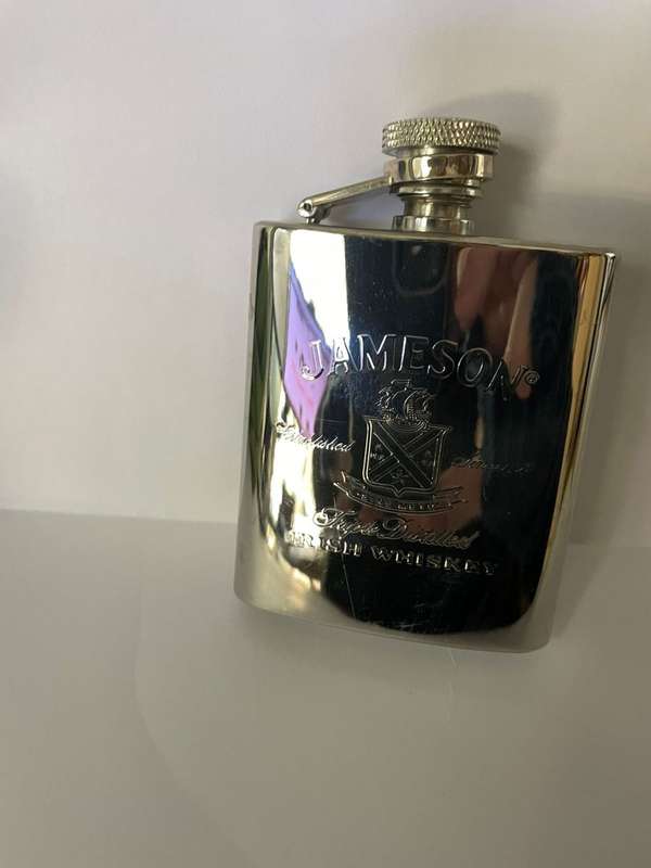 Jameson Flask - (medium )- good condition - great collectors item