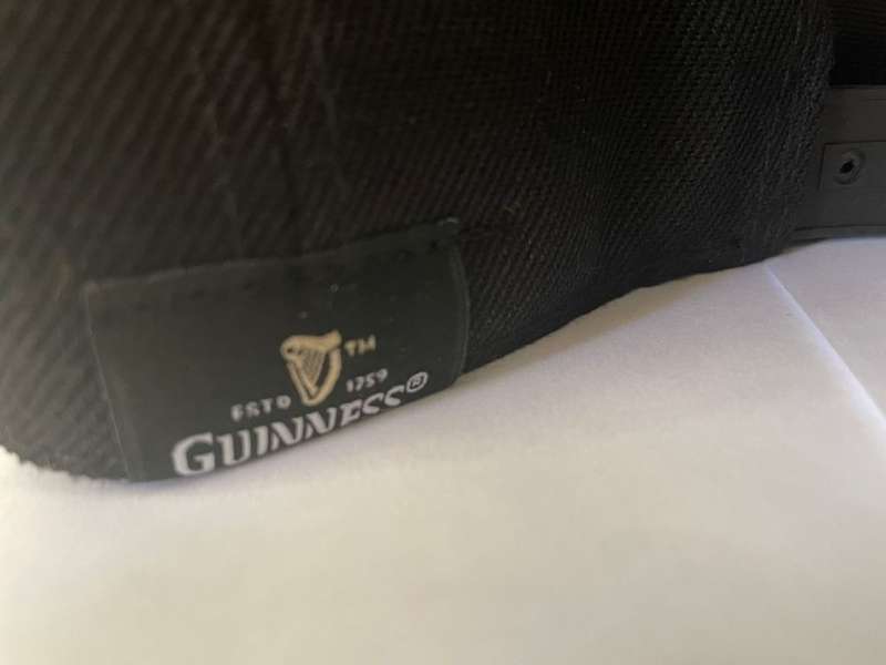 Genuine  Guiness Beer Peak Cap - Brand New