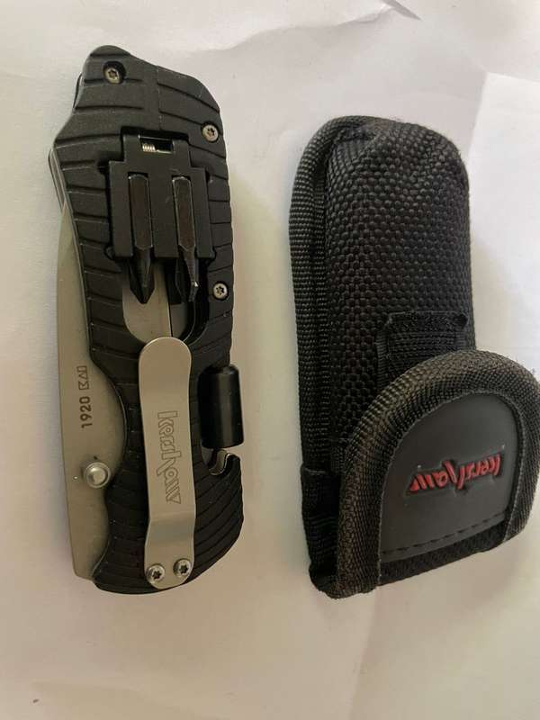 Kershaw Fire Multi-Function Pocket Knife 1920 G+G Hawk design - also an EDC