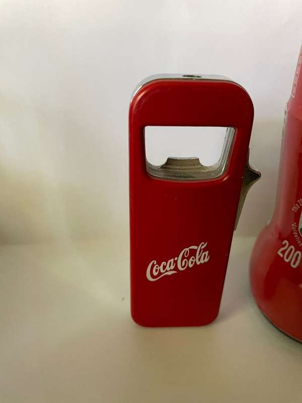 Coca Cola Memorabilia : Bottle Opener / Lighter & 200ml Glass Bottle
